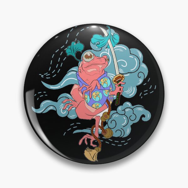 Item preview, samurai frog - aesthetic designed and sold by hedoniism-shop.