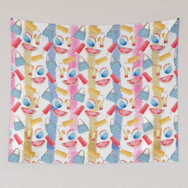 Item preview, Summer Beach Stripes designed and sold by KeeganCreations.