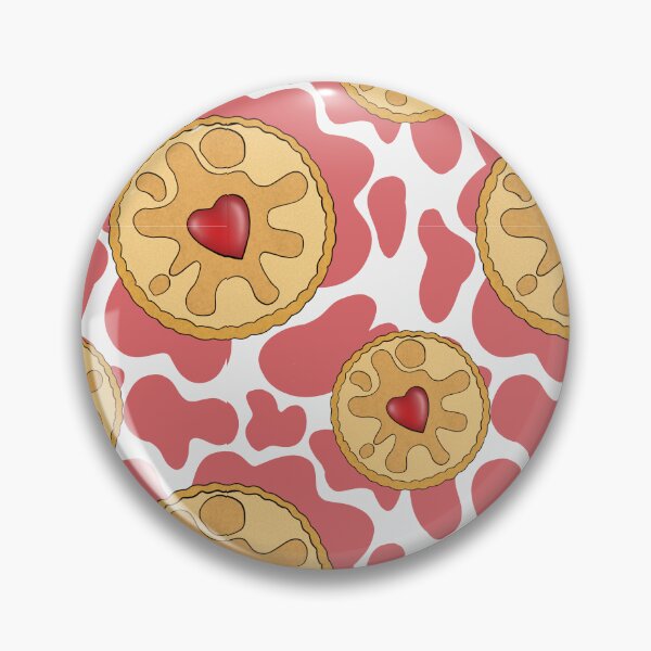 Item preview, Cute jammy biscuit pattern designed and sold by littlethistle.