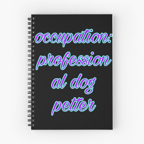 Item preview, occupation: professional dog petter sticker designed and sold by Beautiful-SM.