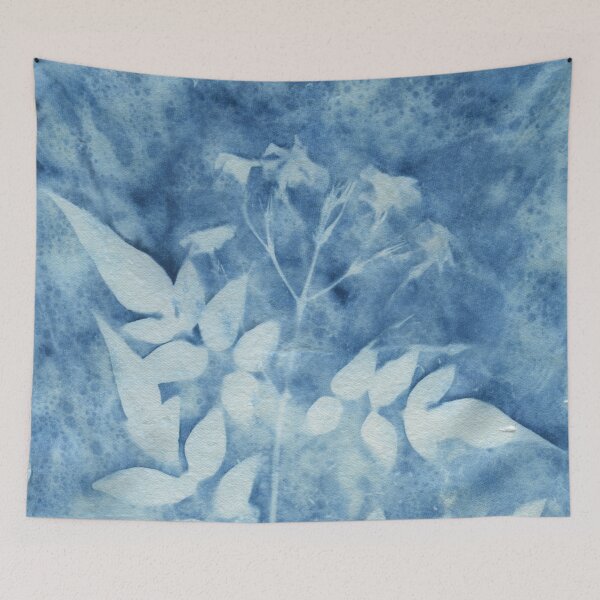 Item preview, Wet Cyanotype Jasmine designed and sold by LymphomaLass.
