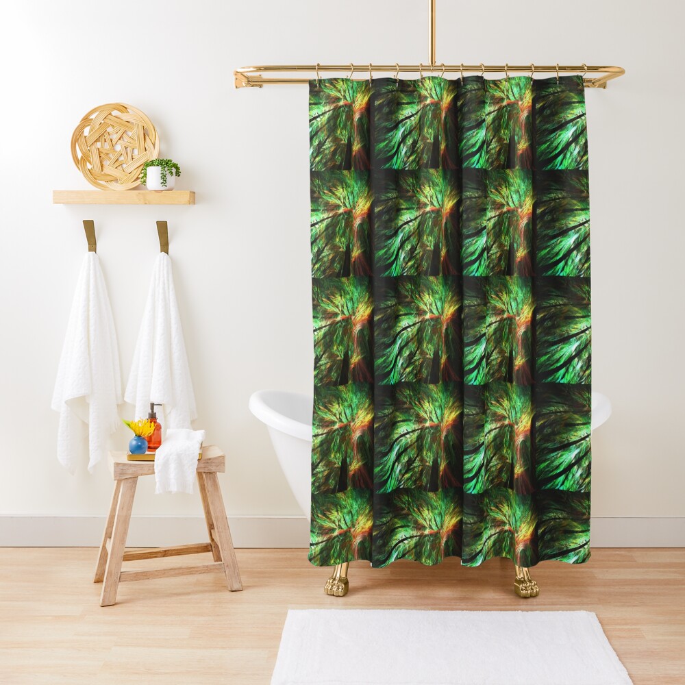 "Rainforest" Shower Curtain for Sale by KimSyOk Redbubble