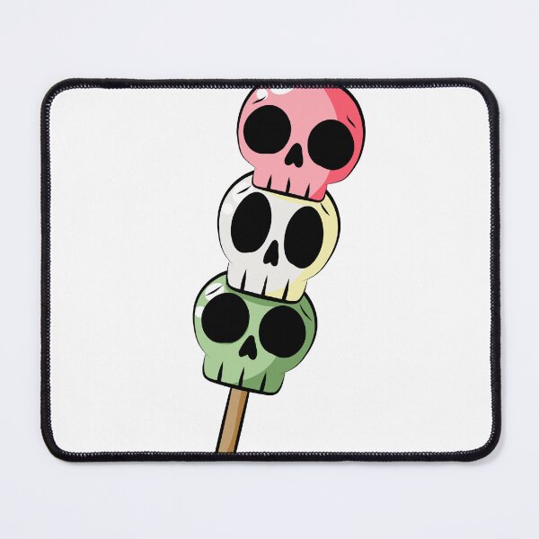 Item preview, Tri color Skull Dango on a skewer designed and sold by WildRose271.