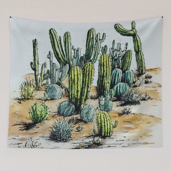 Item preview, Cactus Desert #6 designed and sold by Brendan Arthur Ring.