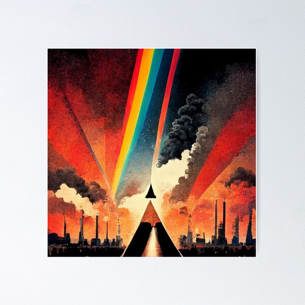 Pink Floyd Pyramid Poster by Orange-Monkeys