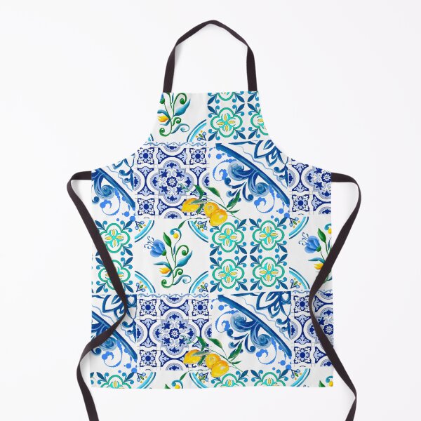 Item preview, Sicilian tiles,mediterranean,mosaic,lemons  designed and sold by MariaMarinova.