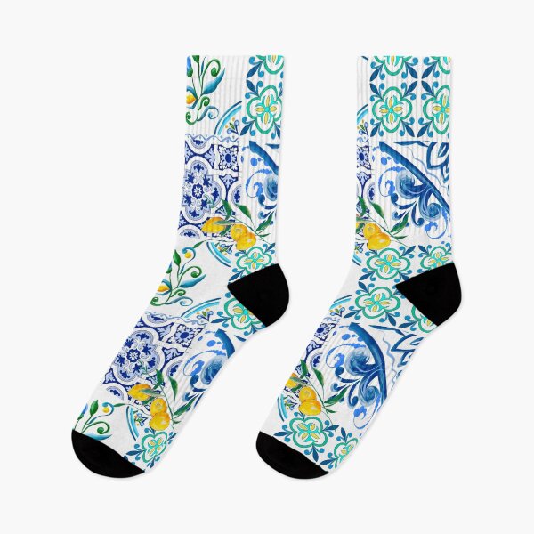 Item preview, Sicilian tiles,mediterranean,mosaic,lemons  designed and sold by MariaMarinova.