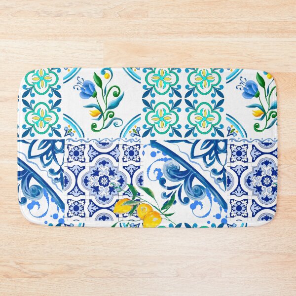 Item preview, Sicilian tiles,mediterranean,mosaic,lemons  designed and sold by MariaMarinova.