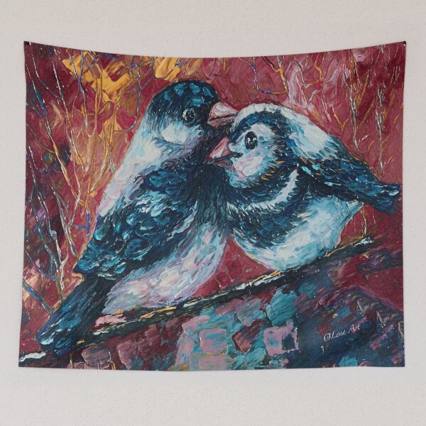 Item preview, Love Birds by Lena Owens designed and sold by Rocky Mountain Artistry.