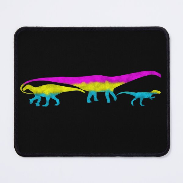 Item preview, Pansexual Pride Dinosaurs designed and sold by Mina-Richards.