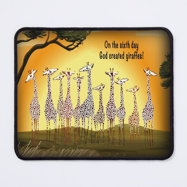 Item preview, God Created Giraffes designed and sold by ORTHODX.