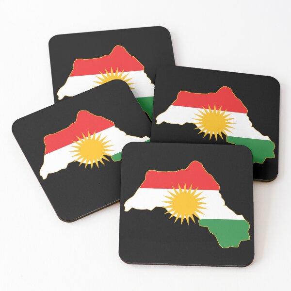 Item preview, Kurdistan flag in a Kurdistan map designed and sold by Kurdish T-shirt.