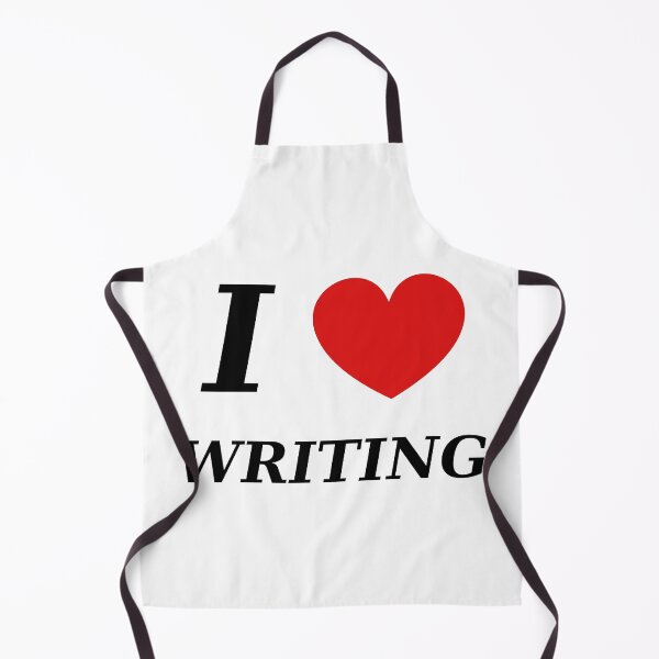 Item preview, I love Writing - I Heart Writing - Black Lettering designed and sold by Grepthor.