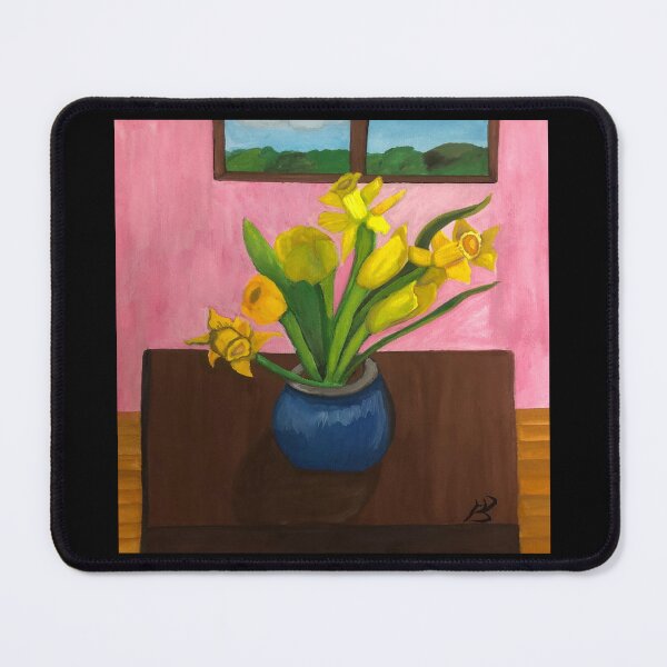 Item preview, Flowers in vase watercolor painting  designed and sold by RemieJames.