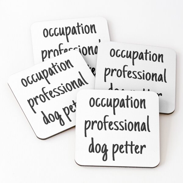 Item preview, occupation: professional dog petter sticker designed and sold by Beautiful-SM.