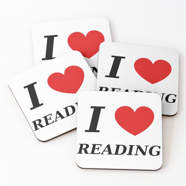 Item preview, I love Reading - I Heart Reading - Black Lettering designed and sold by Grepthor.
