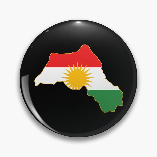 Item preview, Kurdistan Map with the Flag of Kurdistan designed and sold by Kurdish T-shirt.