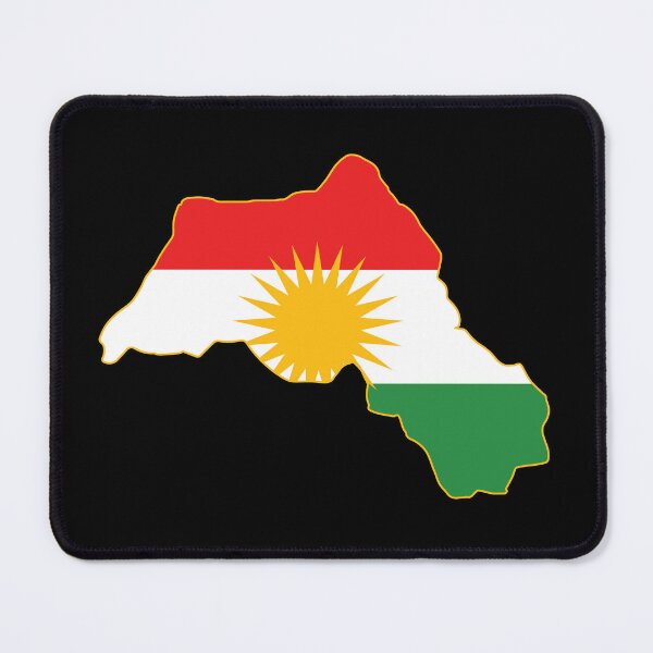 Item preview, Kurdistan Map with the Flag of Kurdistan designed and sold by Kurdish T-shirt.