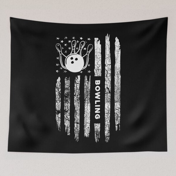 Item preview, American Flag Bowling Clothing - Bowler Vintage Bowling designed and sold by nonstopnightlif.