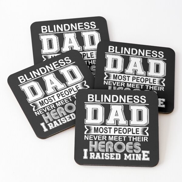 Item preview, Proud Blindness Dad Most People Never Meet Their Heroes I Raise Mine designed and sold by frechettee.