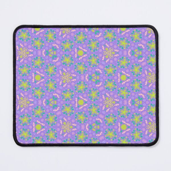 Item preview, Purple and Green Kaleidoscope Sakura Floral Pattern designed and sold by cartuart.