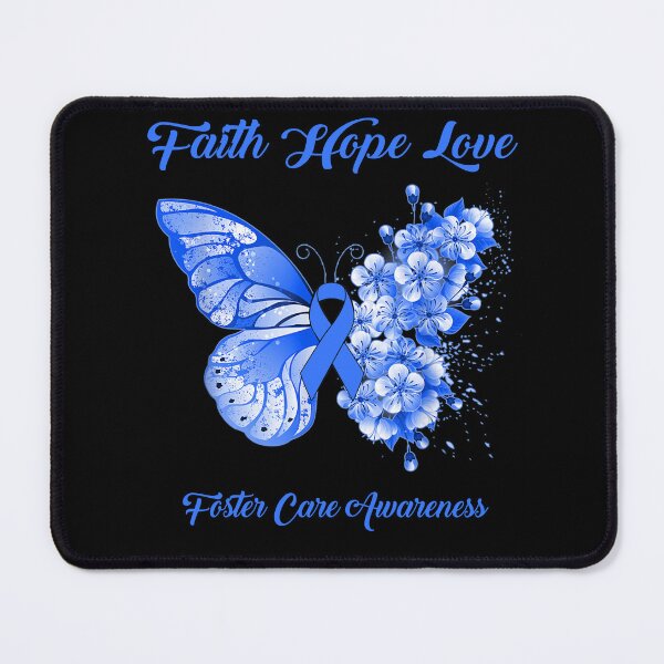Item preview, Faith Hope Love Foster Care Awareness Butterfly Ribbon Gifts designed and sold by Adropine.
