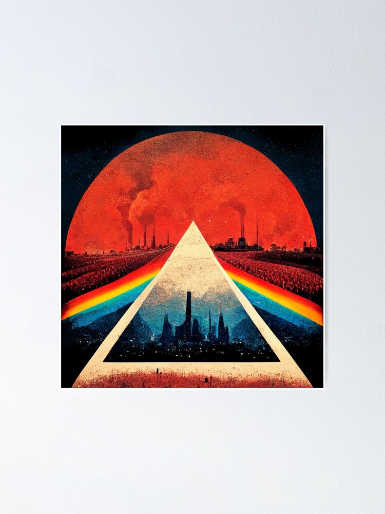 Pink Floyd Pyramid Poster by Orange-Monkeys