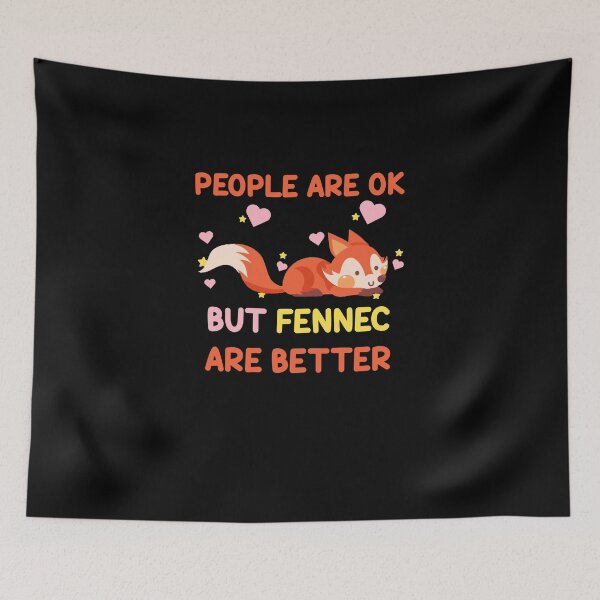 Item preview, people are ok but fennec are better, Fennec Foxes Design designed and sold by yssnyd.