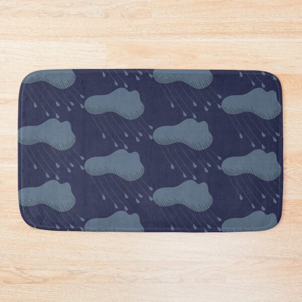 Item preview, Grey Stormy Rain Cloud Cartoon Illustration Greys Blues designed and sold by AngelDawnDesign.