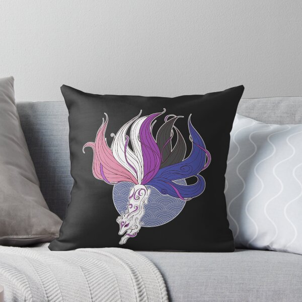 Item preview, Genderfluid Pride Kitsune designed and sold by Clara Hollins.