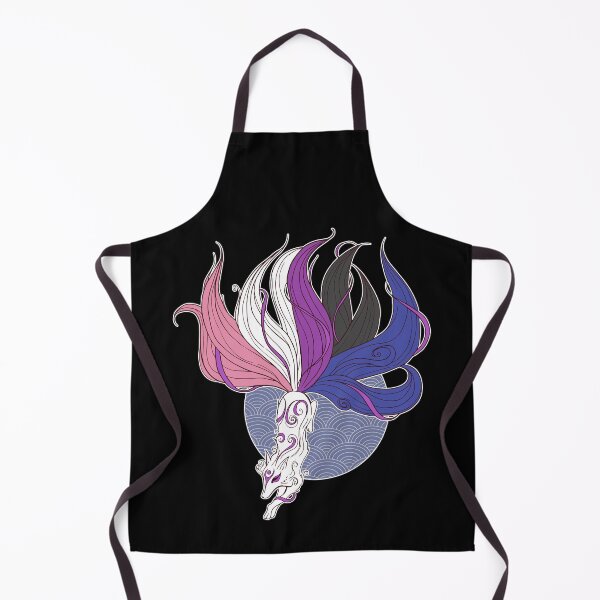 Item preview, Genderfluid Pride Kitsune designed and sold by Clara Hollins.