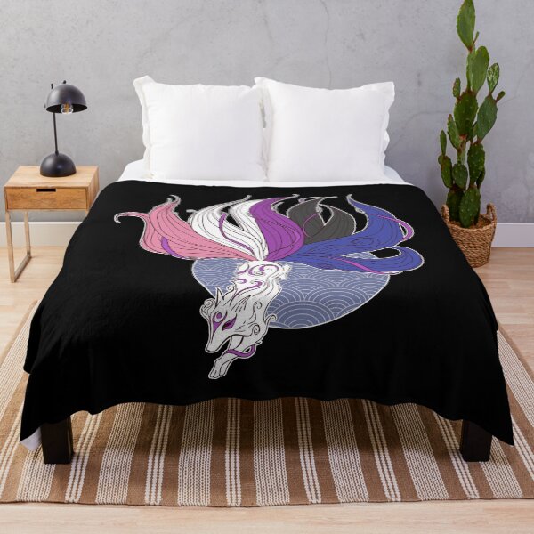 Item preview, Genderfluid Pride Kitsune designed and sold by Clara Hollins.