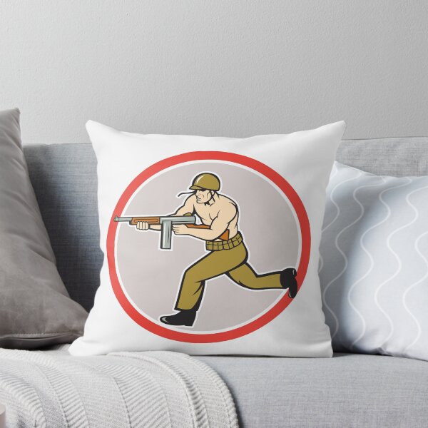 Item preview, World War Two Soldier American Tommy Gun designed and sold by patrimonio.