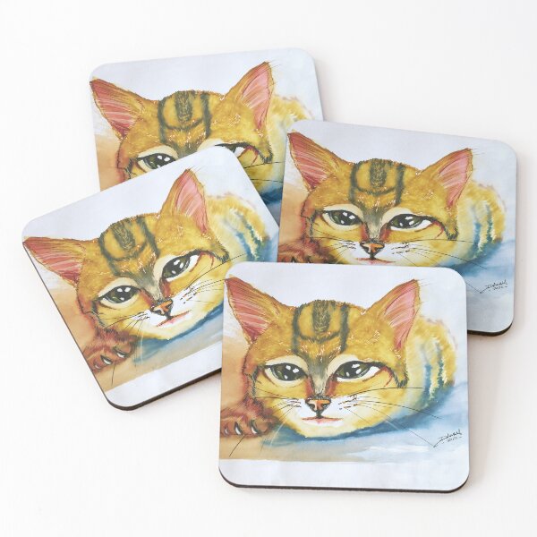 Item preview, kitten in watercolor designed and sold by TE-DIBUJO.