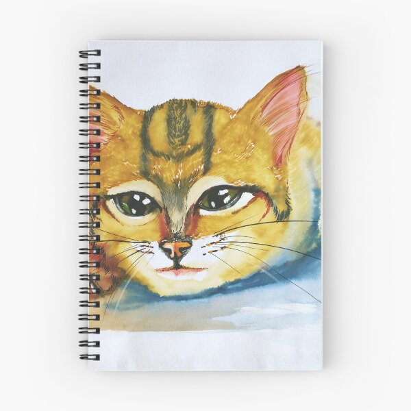 Item preview, kitten in watercolor designed and sold by TE-DIBUJO.