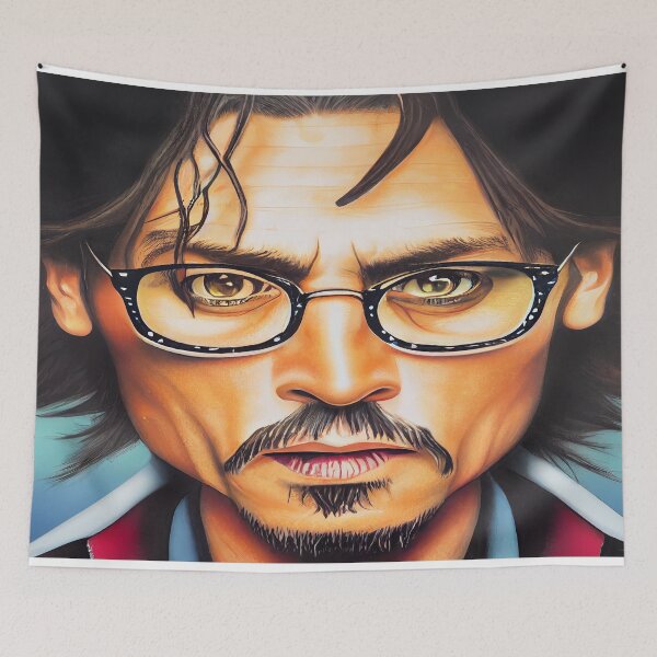Item preview, Jonny Depp Caricature designed and sold by Liz4paris.