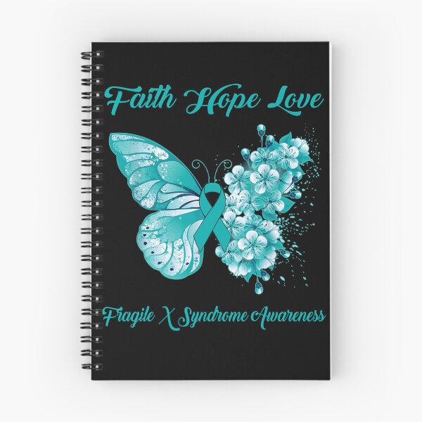 Item preview, Faith Hope Love Fragile X Syndrome Awareness Butterfly Ribbon Gifts designed and sold by Adropine.
