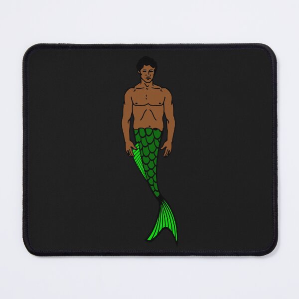 Item preview, halloween black merman funny african mermaid  designed and sold by Gossip Rag.