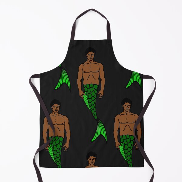 Item preview, halloween black merman funny african mermaid  designed and sold by Gossip Rag.