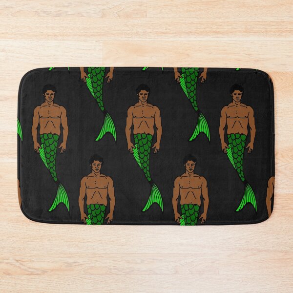 Item preview, halloween black merman funny african mermaid  designed and sold by Gossip Rag.