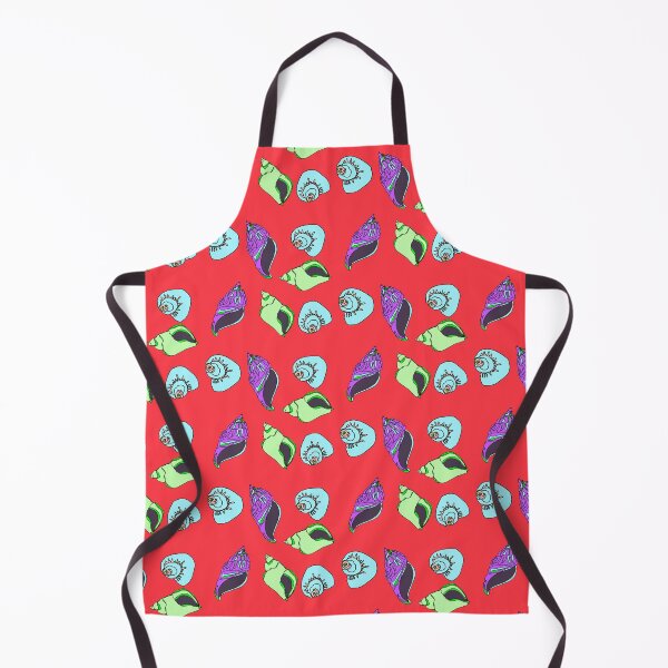 Item preview, Shells in bright colours and red background  designed and sold by LynseysArtShop.