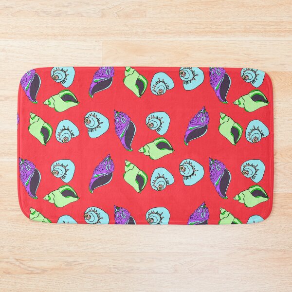 Item preview, Shells in bright colours and red background  designed and sold by LynseysArtShop.