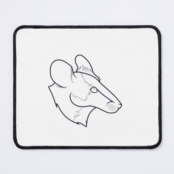 Item preview, Fancy Mouse Outline designed and sold by TinkeredPets.