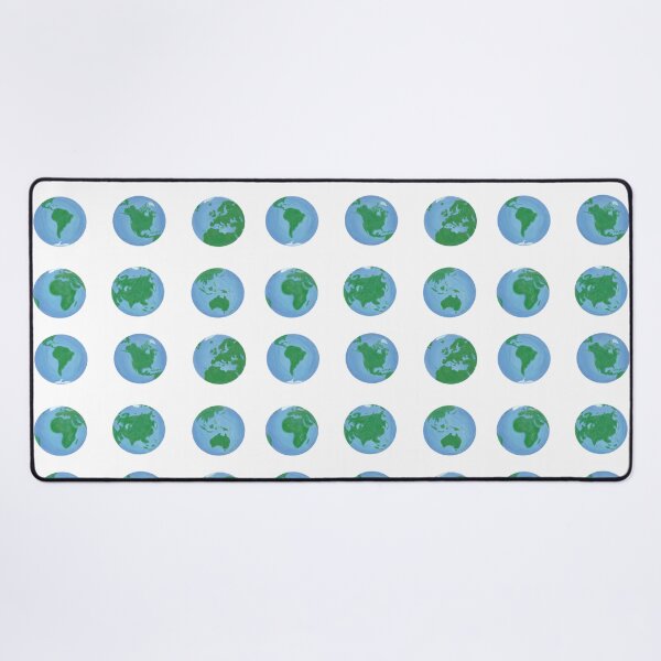 Item preview, Earth Illustration Pattern - White designed and sold by EcoElsa.