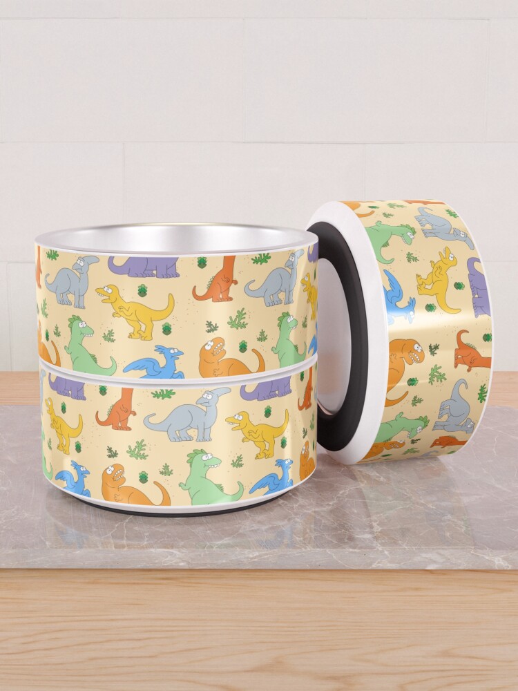 Alternate view of Goofy Dinosaurs Pet Bowl