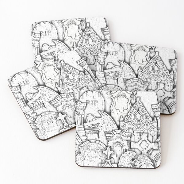 Item preview, Vintage Graveyard illustration designed and sold by Gemma Compton.