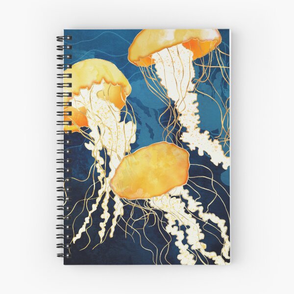 Item preview, Yellow Metallic Jellyfish designed and sold by spacefrogdesign.