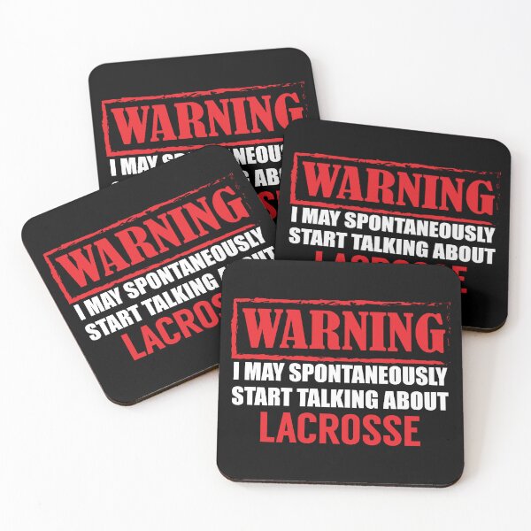 Item preview, Warning I may Spontaneously Talk about Lacrosse designed and sold by TendyTees.