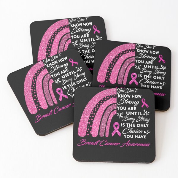 Item preview, You Don't Know How Strong You Are Rainbow Breast Cancer Awareness designed and sold by Gillosina.