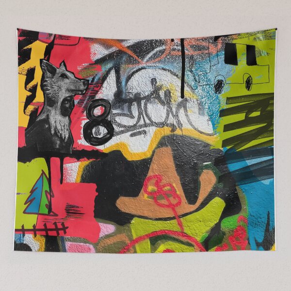 Item preview, Graffiti Street Art-¿Por qué? designed and sold by Irena Orlov.